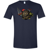 T-Shirts Navy / X-Small Big Daddy Men's Semi-Fitted Softstyle