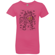 T-Shirts Hot Pink / YXS Big Daddy Plan Girls Premium T-Shirt