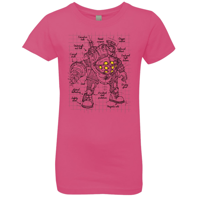 T-Shirts Hot Pink / YXS Big Daddy Plan Girls Premium T-Shirt