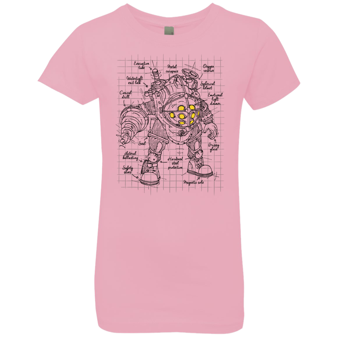 T-Shirts Light Pink / YXS Big Daddy Plan Girls Premium T-Shirt