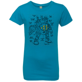 T-Shirts Turquoise / YXS Big Daddy Plan Girls Premium T-Shirt