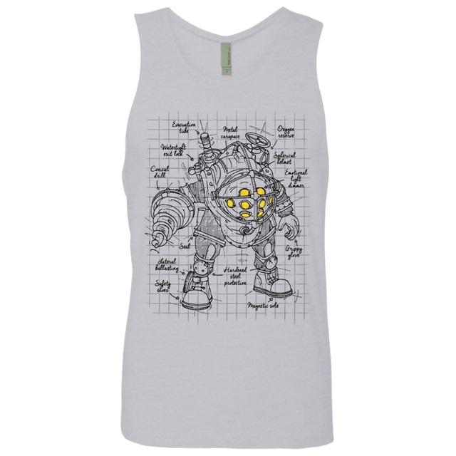 T-Shirts Heather Grey / S Big Daddy Plan Men's Premium Tank Top