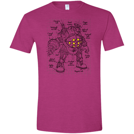 T-Shirts Antique Heliconia / S Big Daddy Plan Men's Semi-Fitted Softstyle