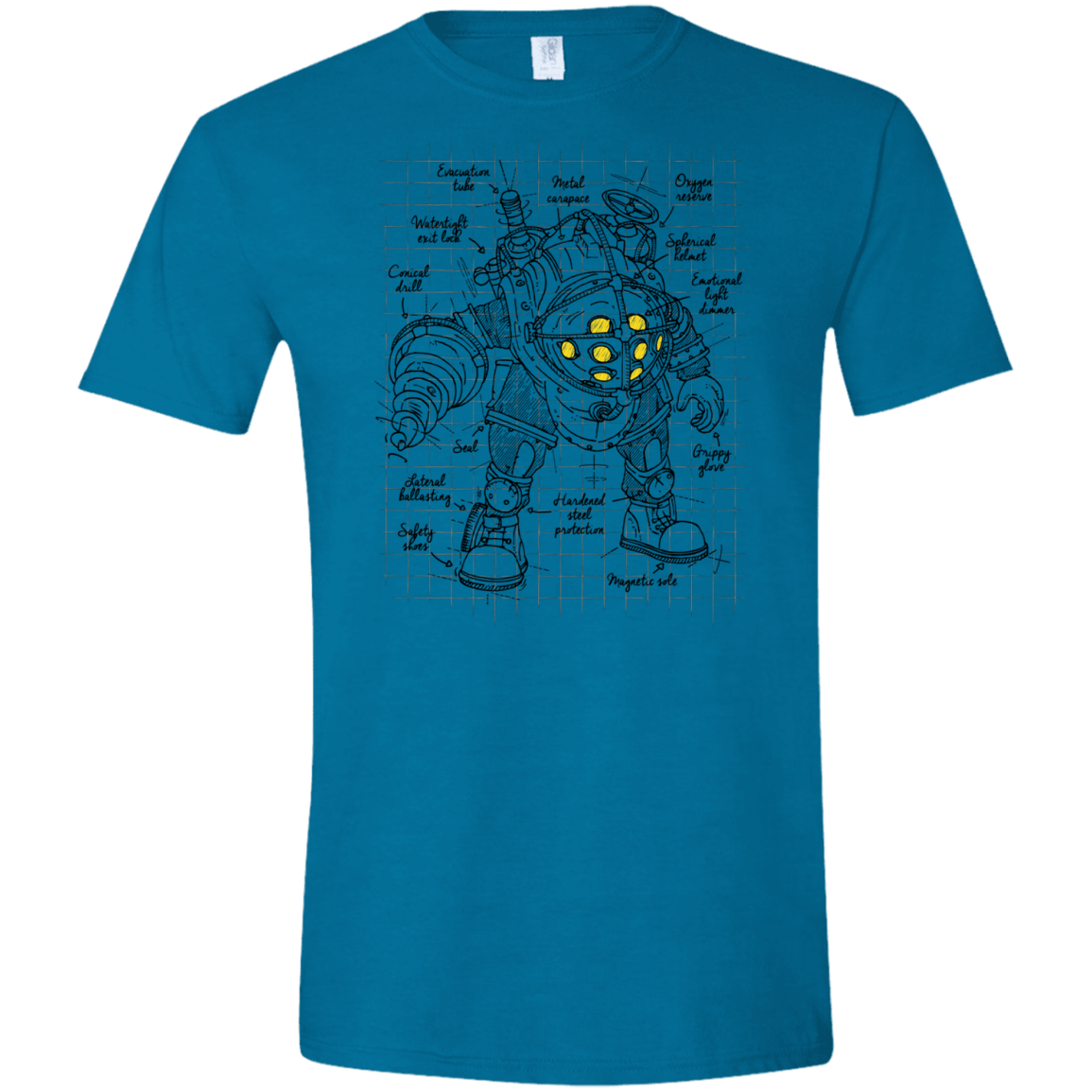 T-Shirts Antique Sapphire / S Big Daddy Plan Men's Semi-Fitted Softstyle