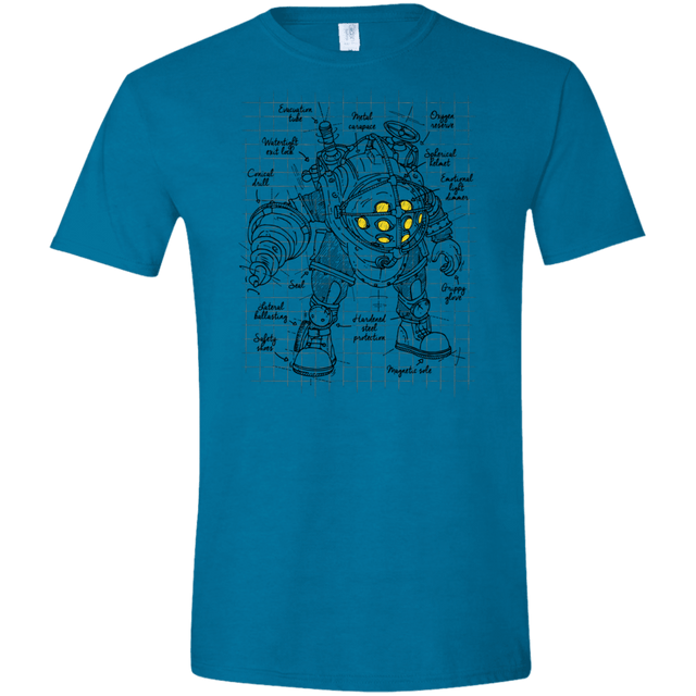 T-Shirts Antique Sapphire / S Big Daddy Plan Men's Semi-Fitted Softstyle