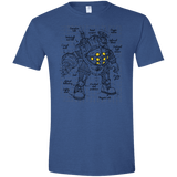 T-Shirts Heather Royal / X-Small Big Daddy Plan Men's Semi-Fitted Softstyle