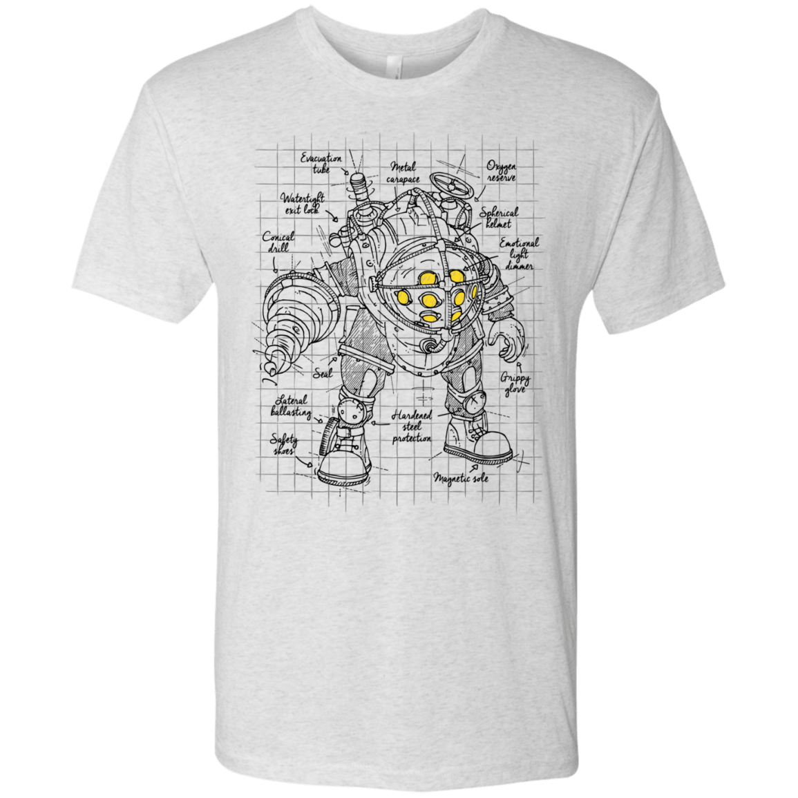 T-Shirts Heather White / S Big Daddy Plan Men's Triblend T-Shirt