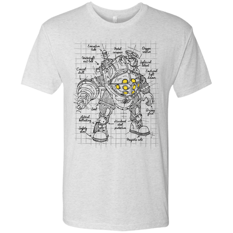 T-Shirts Heather White / S Big Daddy Plan Men's Triblend T-Shirt