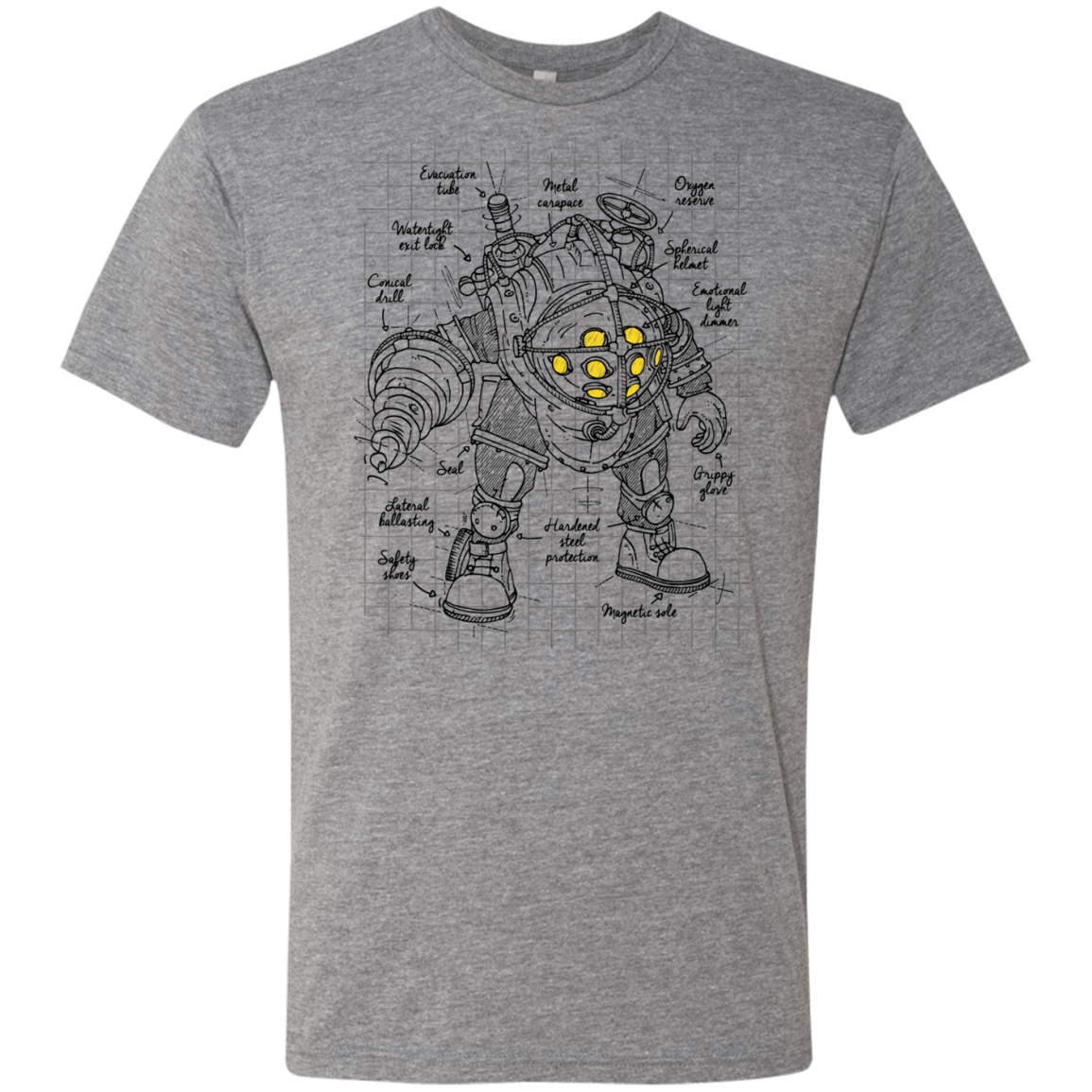 T-Shirts Premium Heather / S Big Daddy Plan Men's Triblend T-Shirt