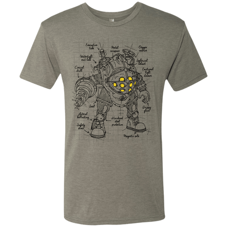 T-Shirts Venetian Grey / S Big Daddy Plan Men's Triblend T-Shirt