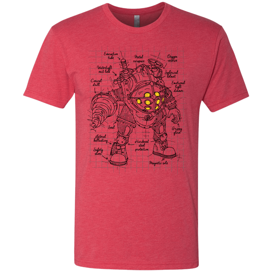 T-Shirts Vintage Red / S Big Daddy Plan Men's Triblend T-Shirt