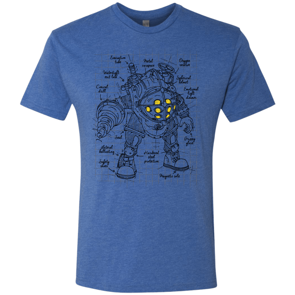 T-Shirts Vintage Royal / S Big Daddy Plan Men's Triblend T-Shirt