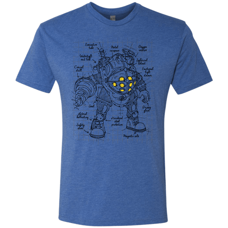 T-Shirts Vintage Royal / S Big Daddy Plan Men's Triblend T-Shirt