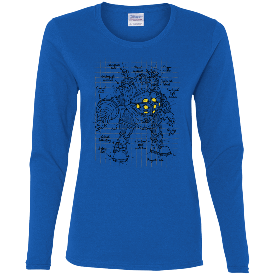 T-Shirts Royal / S Big Daddy Plan Women's Long Sleeve T-Shirt