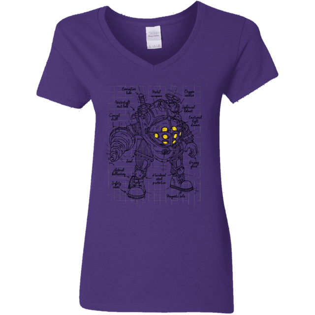 T-Shirts Purple / S Big Daddy Plan Women's V-Neck T-Shirt