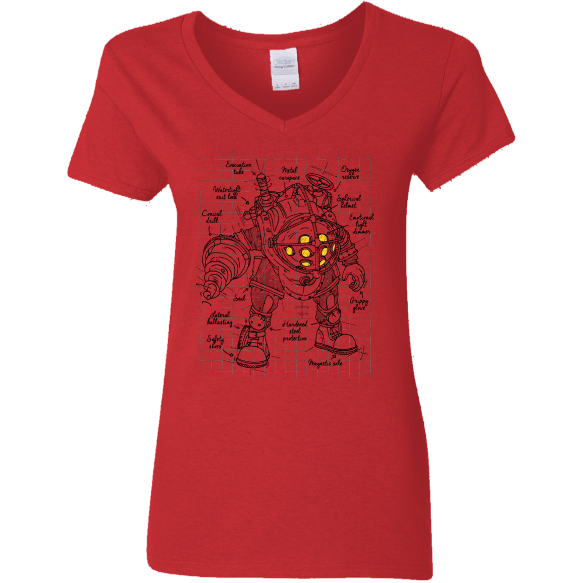 T-Shirts Red / S Big Daddy Plan Women's V-Neck T-Shirt