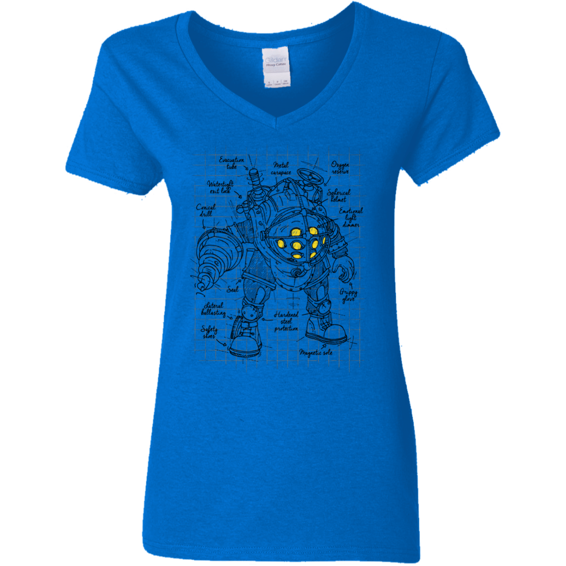 T-Shirts Royal / S Big Daddy Plan Women's V-Neck T-Shirt