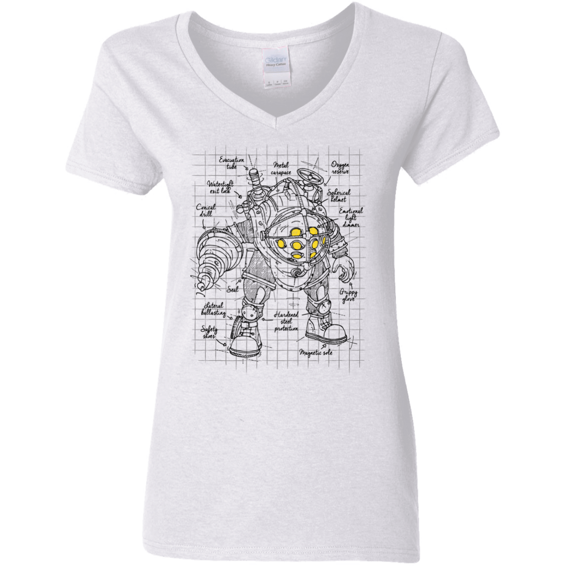 T-Shirts White / S Big Daddy Plan Women's V-Neck T-Shirt