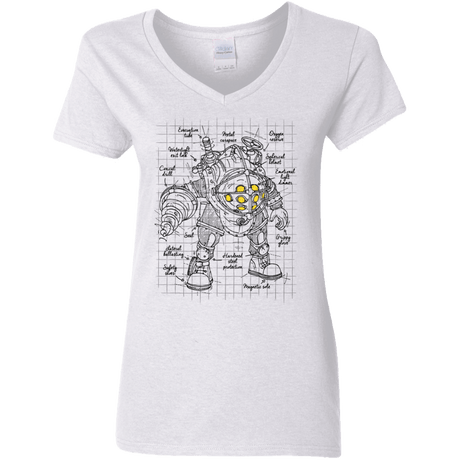 T-Shirts White / S Big Daddy Plan Women's V-Neck T-Shirt