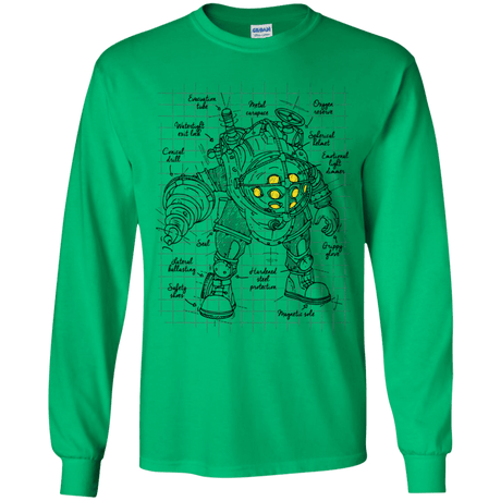 T-Shirts Irish Green / YS Big Daddy Plan Youth Long Sleeve T-Shirt