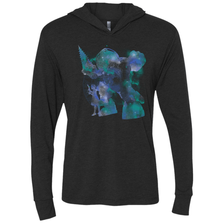 T-Shirts Vintage Black / X-Small Big Daddy Triblend Long Sleeve Hoodie Tee