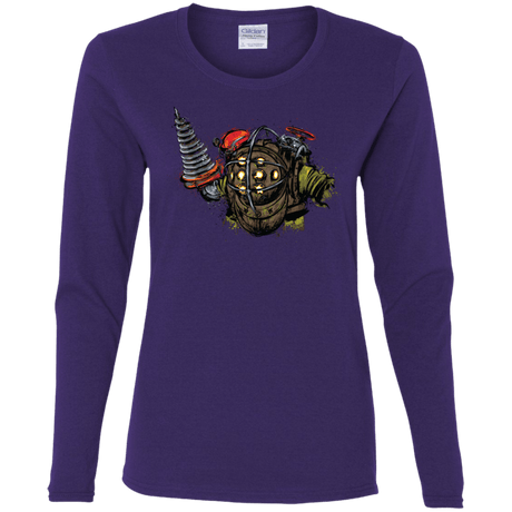 T-Shirts Purple / S Big Daddy Women's Long Sleeve T-Shirt