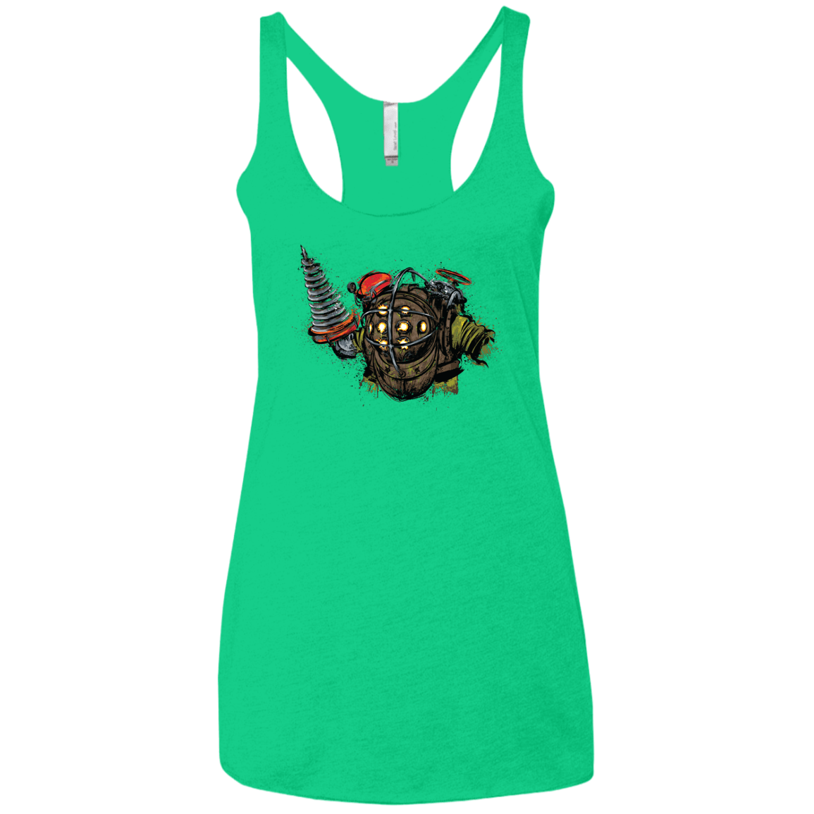 T-Shirts Envy / X-Small Big Daddy Women's Triblend Racerback Tank