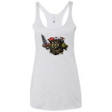T-Shirts Heather White / X-Small Big Daddy Women's Triblend Racerback Tank