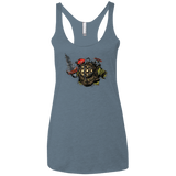 T-Shirts Indigo / X-Small Big Daddy Women's Triblend Racerback Tank