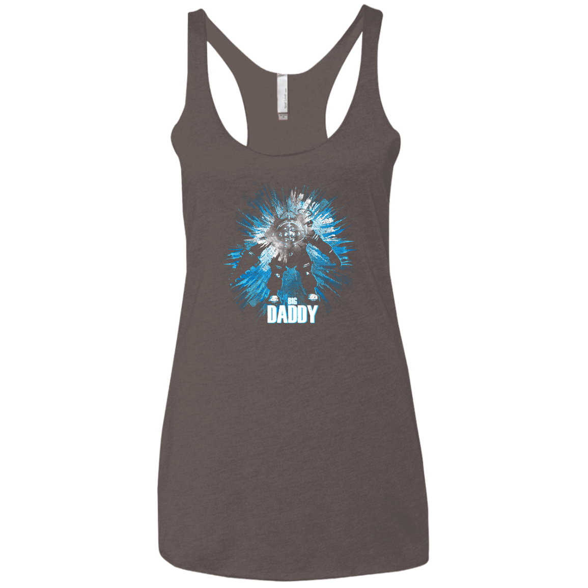 T-Shirts Macchiato / X-Small Big Daddy Women's Triblend Racerback Tank