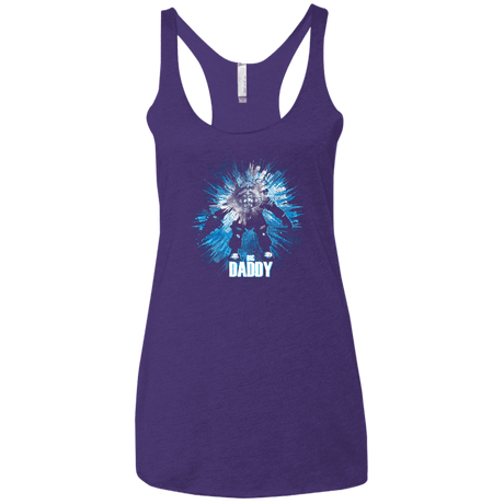 T-Shirts Purple Rush / X-Small Big Daddy Women's Triblend Racerback Tank
