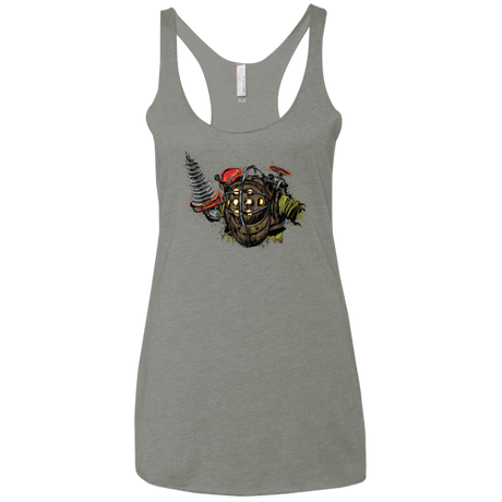 T-Shirts Venetian Grey / X-Small Big Daddy Women's Triblend Racerback Tank