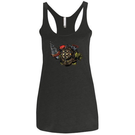 T-Shirts Vintage Black / X-Small Big Daddy Women's Triblend Racerback Tank