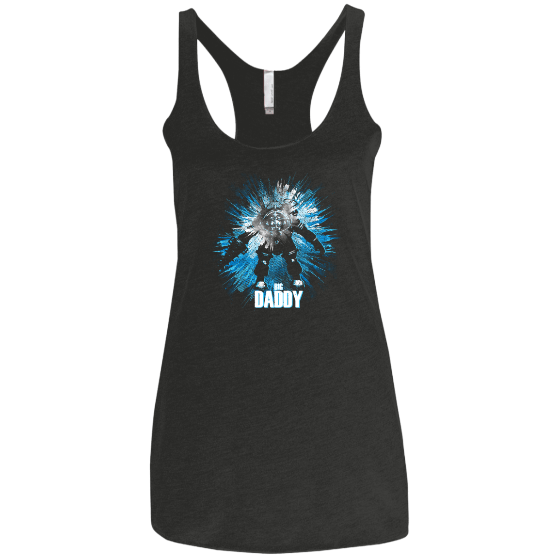 T-Shirts Vintage Black / X-Small Big Daddy Women's Triblend Racerback Tank