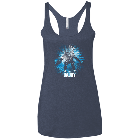 T-Shirts Vintage Navy / X-Small Big Daddy Women's Triblend Racerback Tank