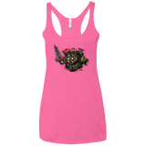 T-Shirts Vintage Pink / X-Small Big Daddy Women's Triblend Racerback Tank