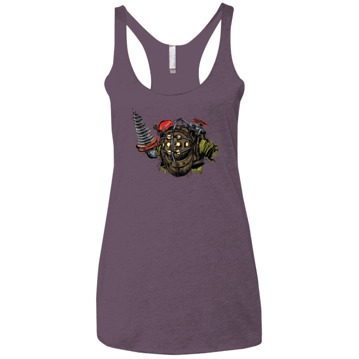 T-Shirts Vintage Purple / X-Small Big Daddy Women's Triblend Racerback Tank