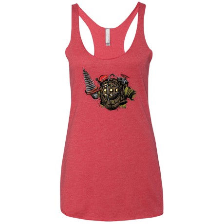 T-Shirts Vintage Red / X-Small Big Daddy Women's Triblend Racerback Tank