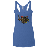 T-Shirts Vintage Royal / X-Small Big Daddy Women's Triblend Racerback Tank
