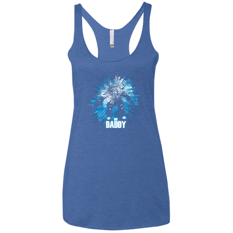 T-Shirts Vintage Royal / X-Small Big Daddy Women's Triblend Racerback Tank