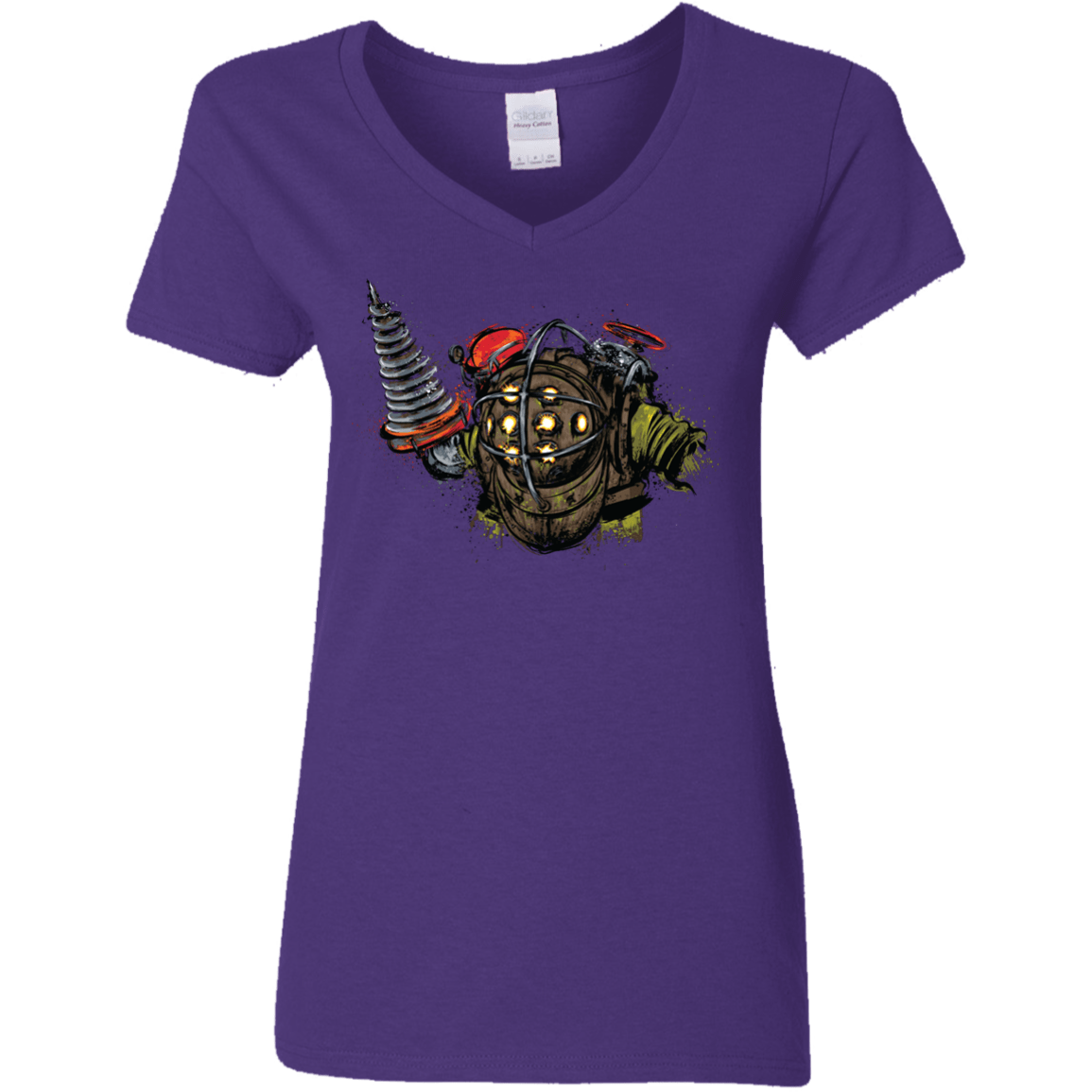 T-Shirts Purple / S Big Daddy Women's V-Neck T-Shirt