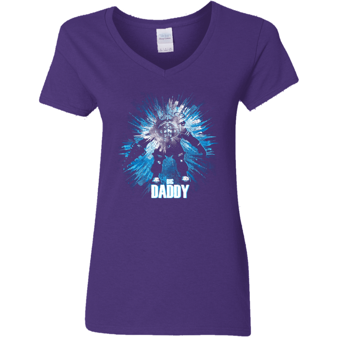 T-Shirts Purple / S Big Daddy Women's V-Neck T-Shirt