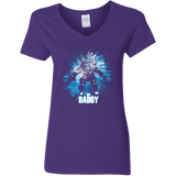 T-Shirts Purple / S Big Daddy Women's V-Neck T-Shirt