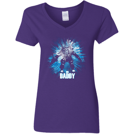T-Shirts Purple / S Big Daddy Women's V-Neck T-Shirt