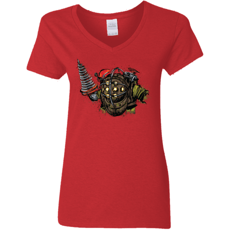 T-Shirts Red / S Big Daddy Women's V-Neck T-Shirt