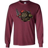 T-Shirts Maroon / YS Big Daddy Youth Long Sleeve T-Shirt