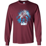 T-Shirts Maroon / YS Big Daddy Youth Long Sleeve T-Shirt