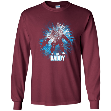 T-Shirts Maroon / YS Big Daddy Youth Long Sleeve T-Shirt