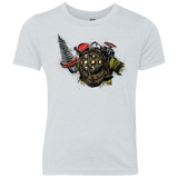 T-Shirts Heather White / YXS Big Daddy Youth Triblend T-Shirt