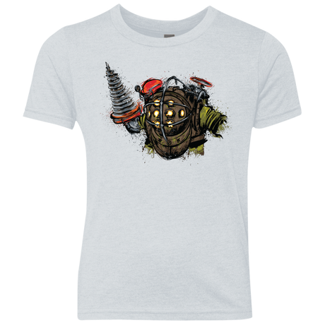 T-Shirts Heather White / YXS Big Daddy Youth Triblend T-Shirt